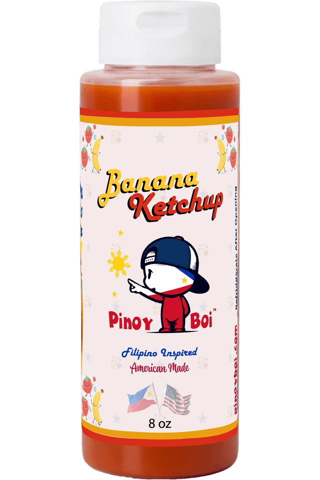 Pinoy Boi 8oz banana ketchup bottle